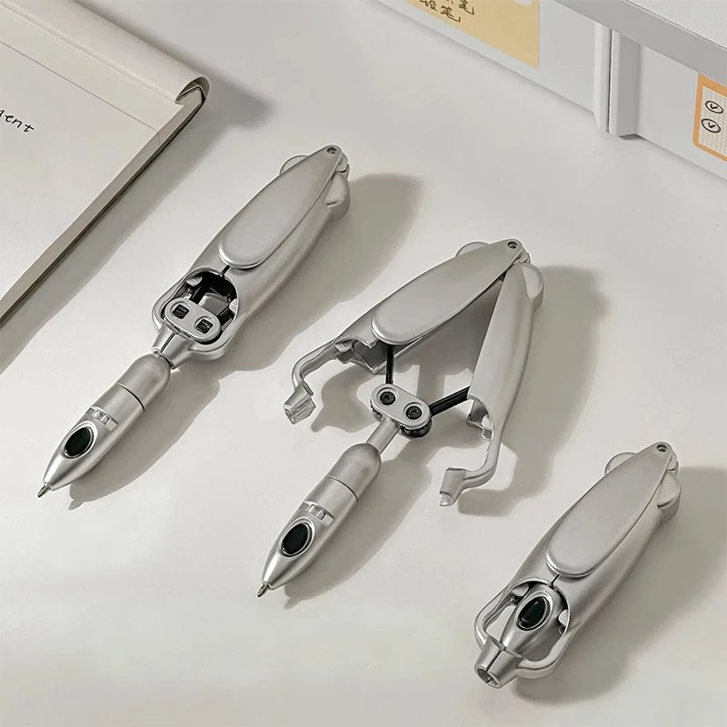 

Ручка-трансформер в форме кальмара, 0,5 мм, черная, шариковая, складная, модная, для школы и офиса, 1 шт.