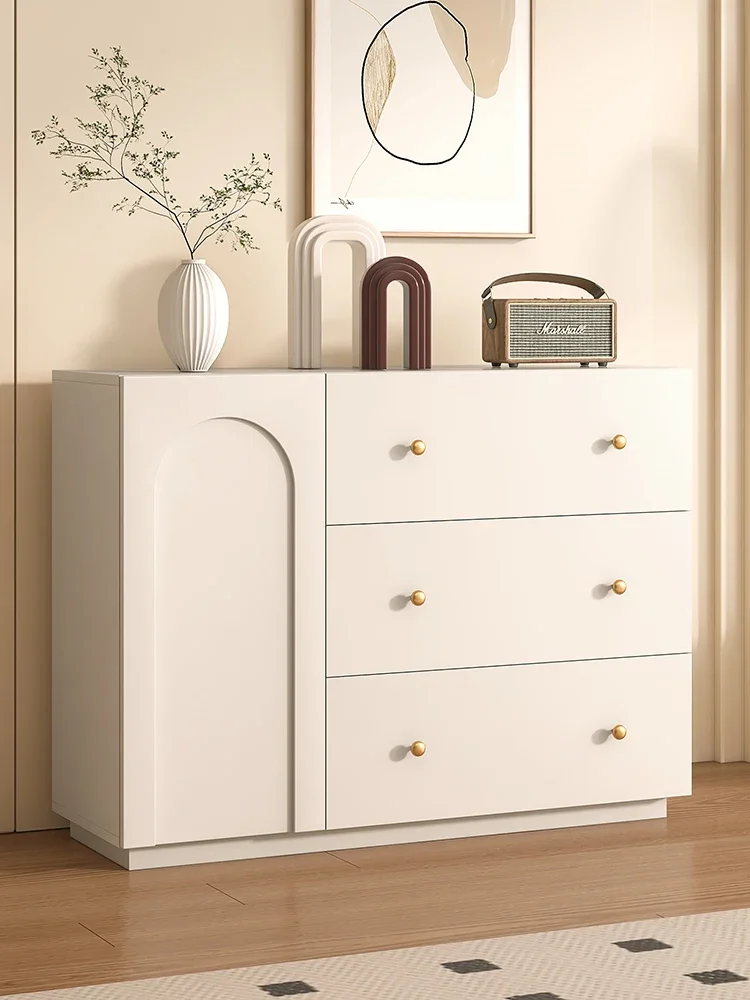 

Cream wind luxury sideboard kitchen cabinet living room modern minimalist tea cabinet wine cabinet sideboard wall locker.