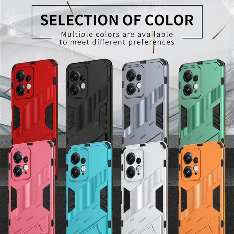 For Redmi Note 12 Global Case Redmi Note 12 Cover 6.67 inch Punk Armor Shockproof Hard Rubber Bracket Bumper For Redmi Note 12S