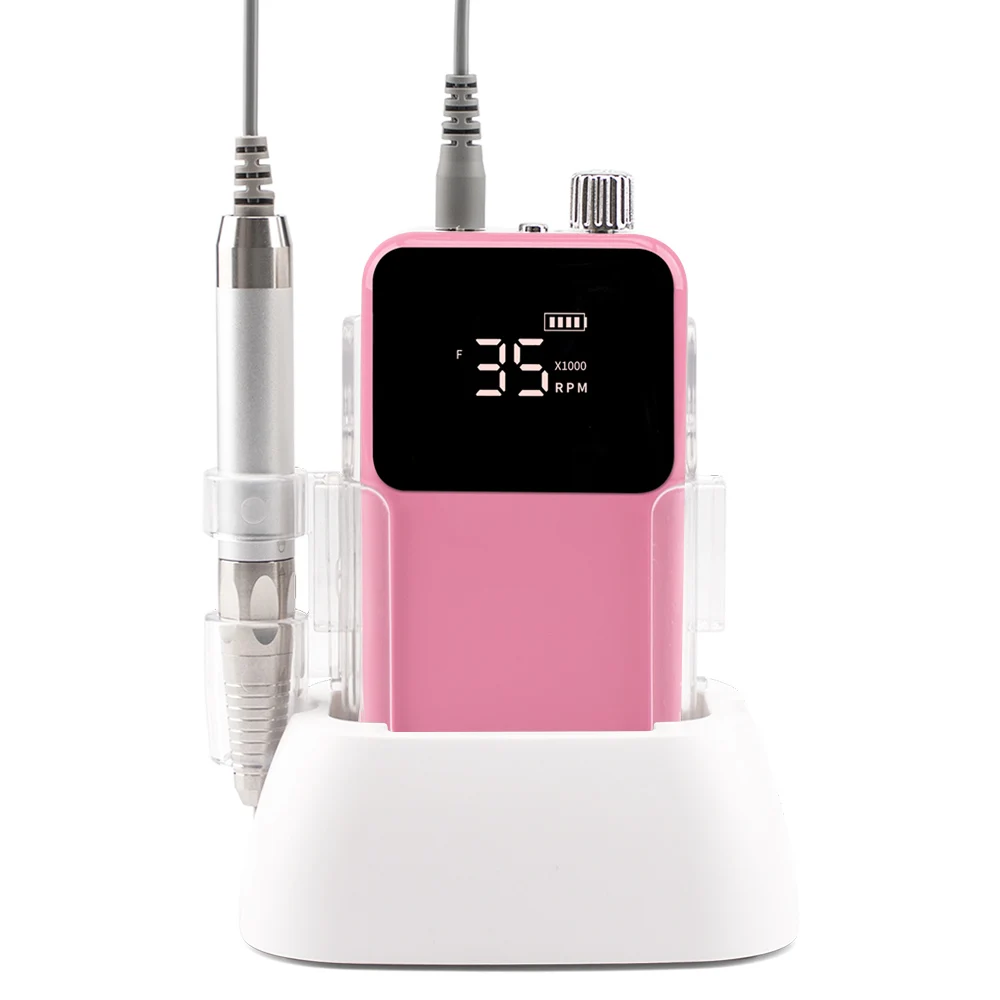 

85w 35000 RPM Electric Nail File Portable E-File Rechargeable Brushless Nail Drill Machine Professional