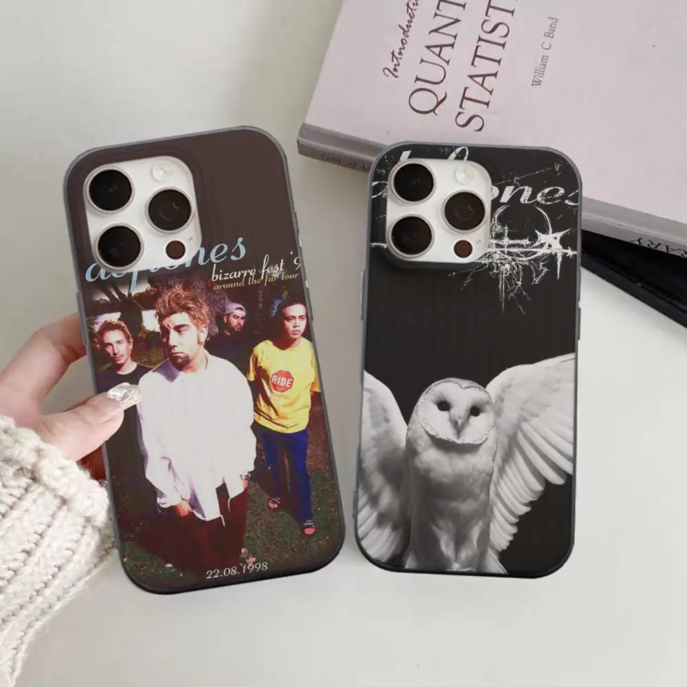 

Alternative Metal Deftones Band Soft Corrugated Transparent Phone Case For IPhone 17 15 16 11 12 13 14 Pro Max Plus Pro