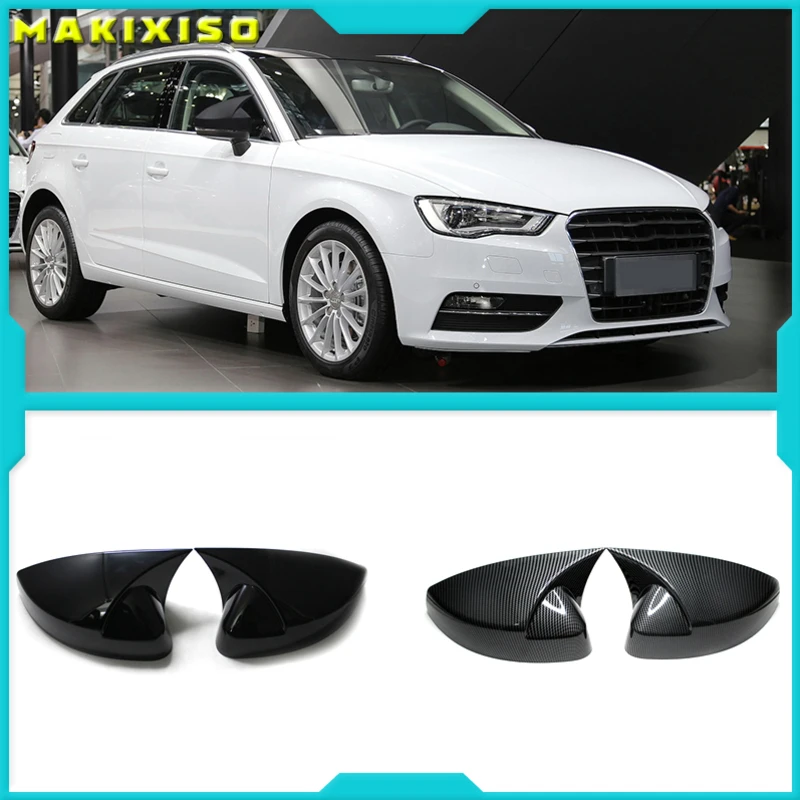 

For audi Rear View Side Car Mirror Cover for Audi A3 S3 8V RS3 2013 2014 2015 2016 2018 2017 2019 car RearView Mirror Case Cover