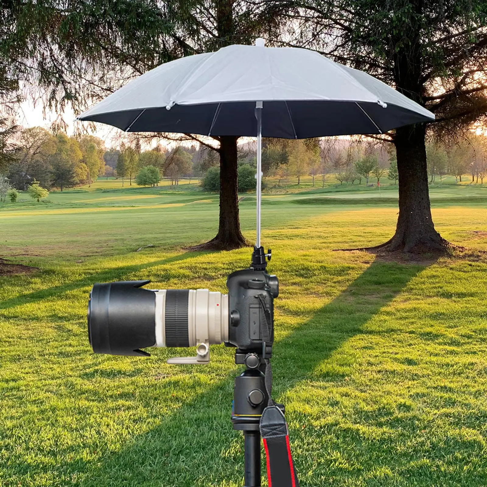 Camera Hot Shoe Umbrella Protable Camera Umbrella for Sunny Rainy Day Studio