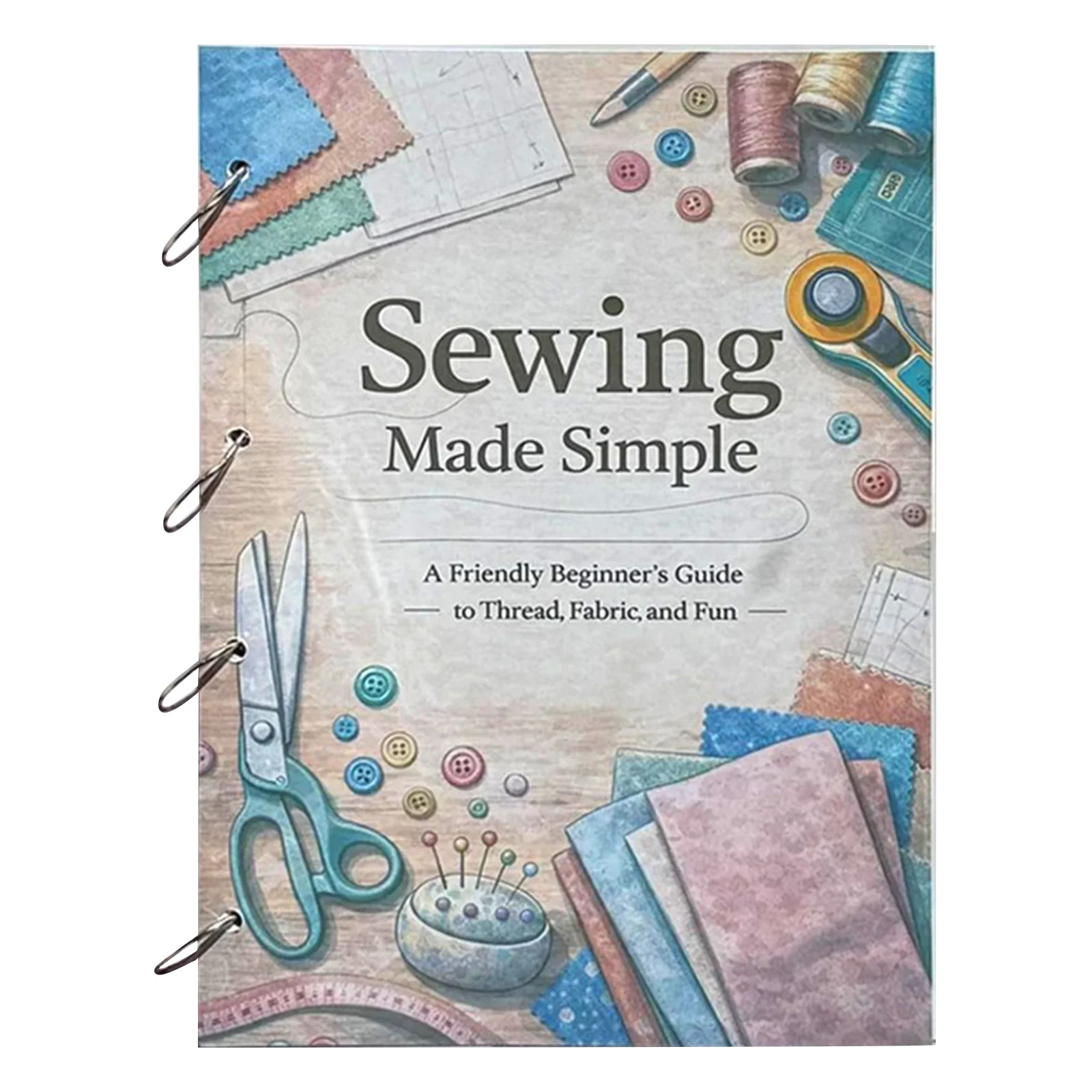 Sewing for Beginners - A User-Friendly Guide Book Adults Basic Hand Embroidery Stitches Step-By-Step Tutorials Sperical Gift