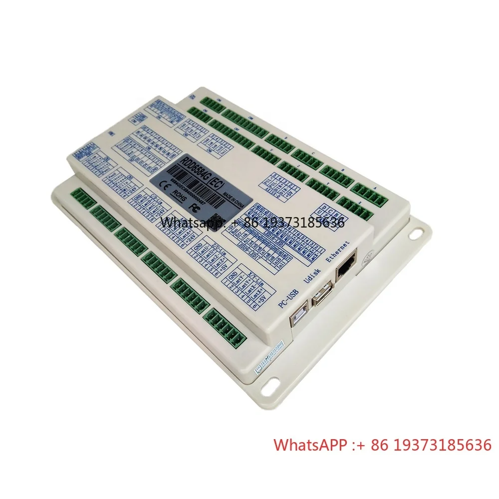 New RuiDa RDD6584G-B Controller Main Board Motherboard DC 24V 8 Axes 256M Memory Ethernet/USB Communication