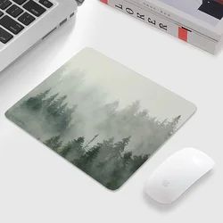 Mousepad Hot Sell New Mousepads Natural Rubber Anti slip Art Green Forest Carpet Home keyboard pad