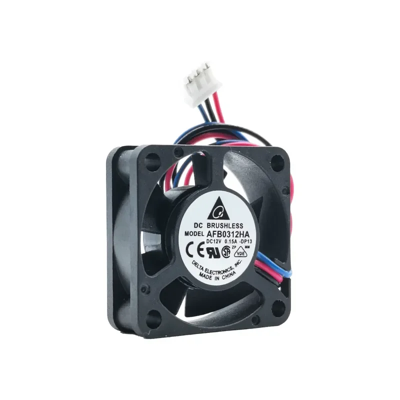 Original Delta 3CM 3010 AFB0312HA DC12V 0.15A Two-Wire Three-Wire Speed Measuring Fan for Delta