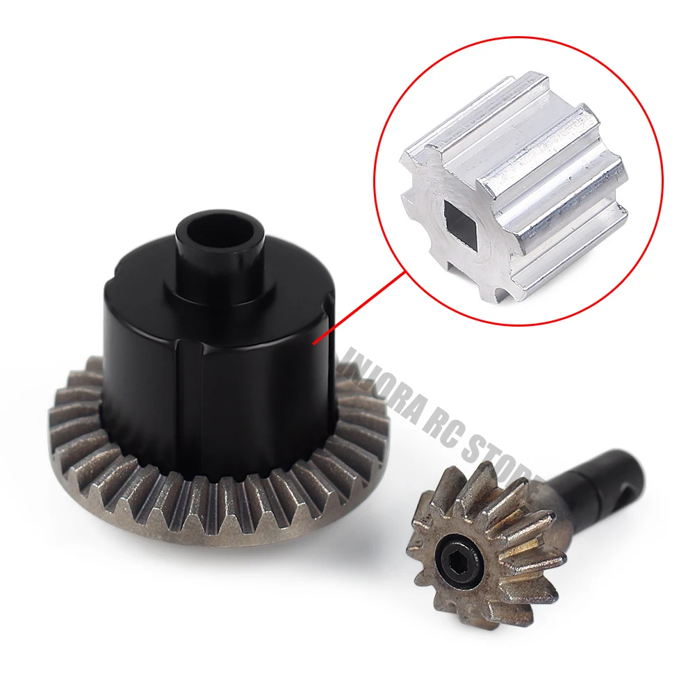 Metal Front/Rear Dogbone Shaft Axle Gear Set for 1/10 RC Crawler INJORA 90046 Axles Upgrade Parts