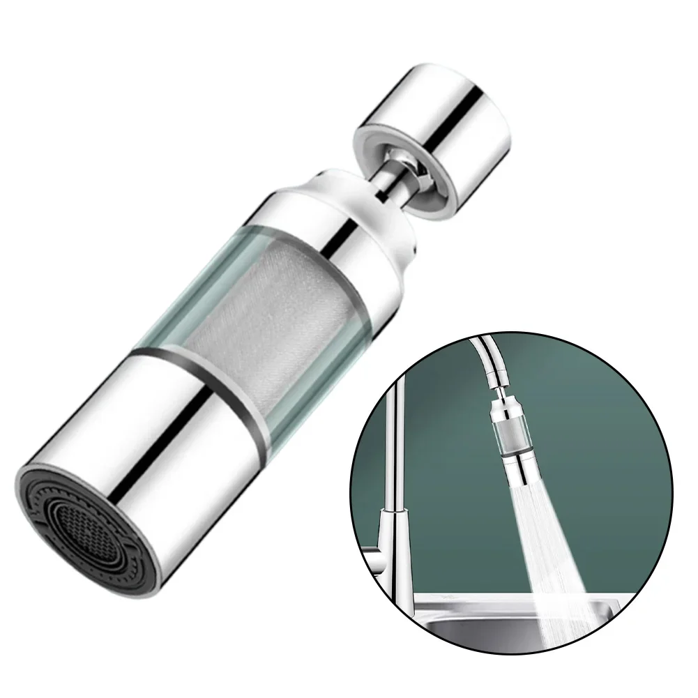 Efficiently Designed Faucet Filter Featuring Double Filtration and Adjustable Pressure Levels to Minimize Splashing