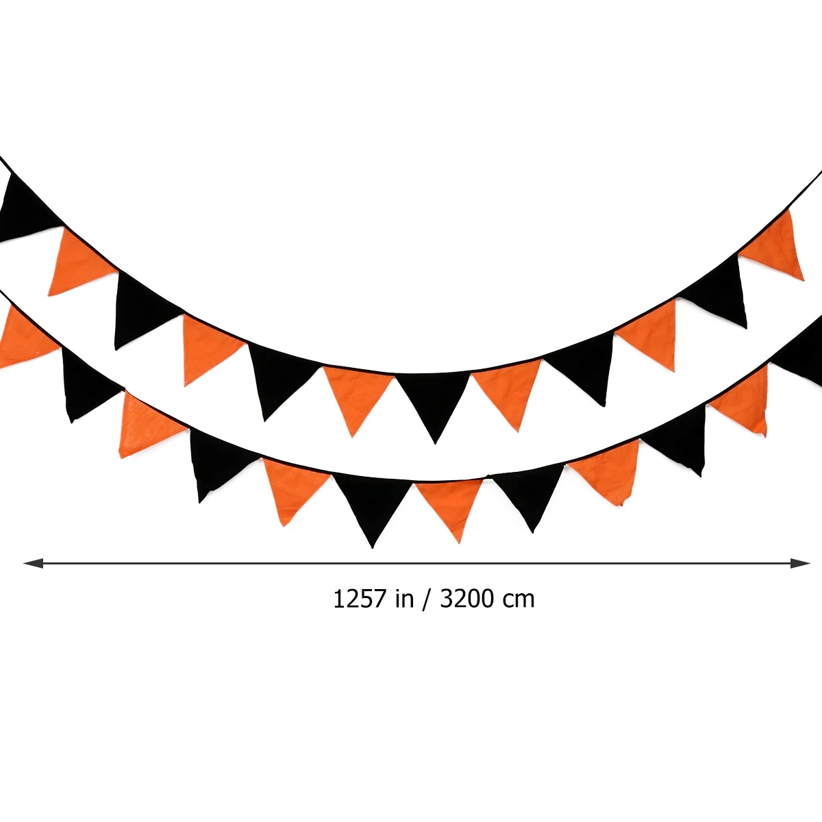

2pcs Triangular Halloween Banner Decorations Flags Hanging Home Garden Yard Decor Festive Atmosphere Party Backdrop Triangular