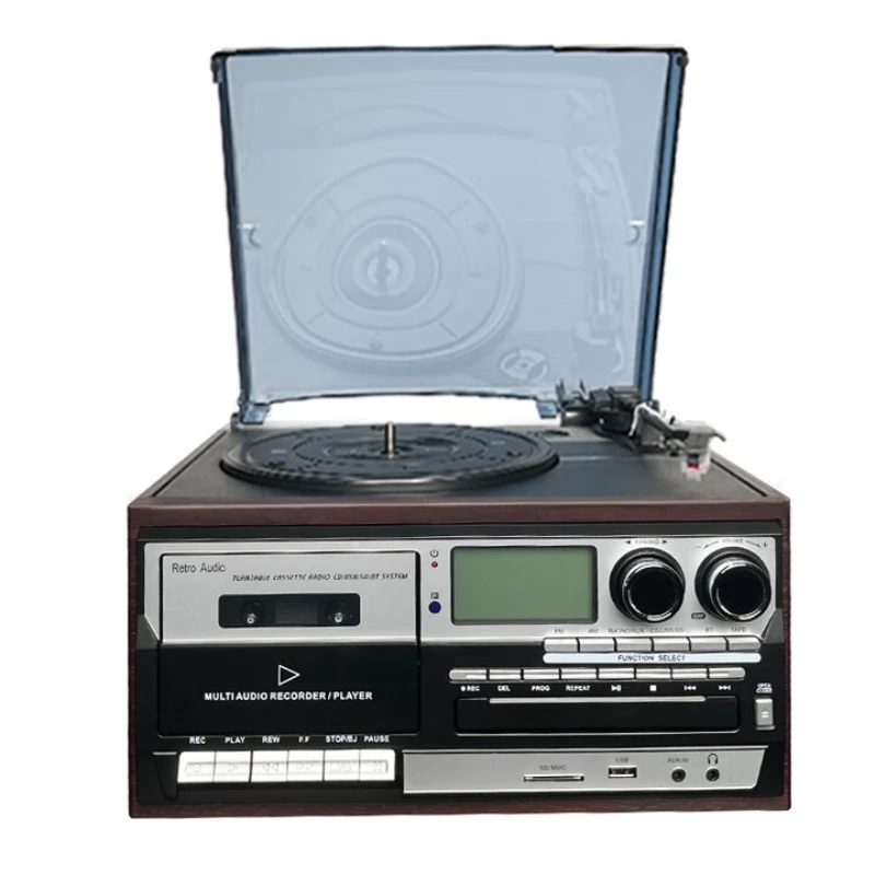 

Magnetic tape machine, CD all-in-one machine, multifunctional antique style magnetic tape player, Bluetooth speaker