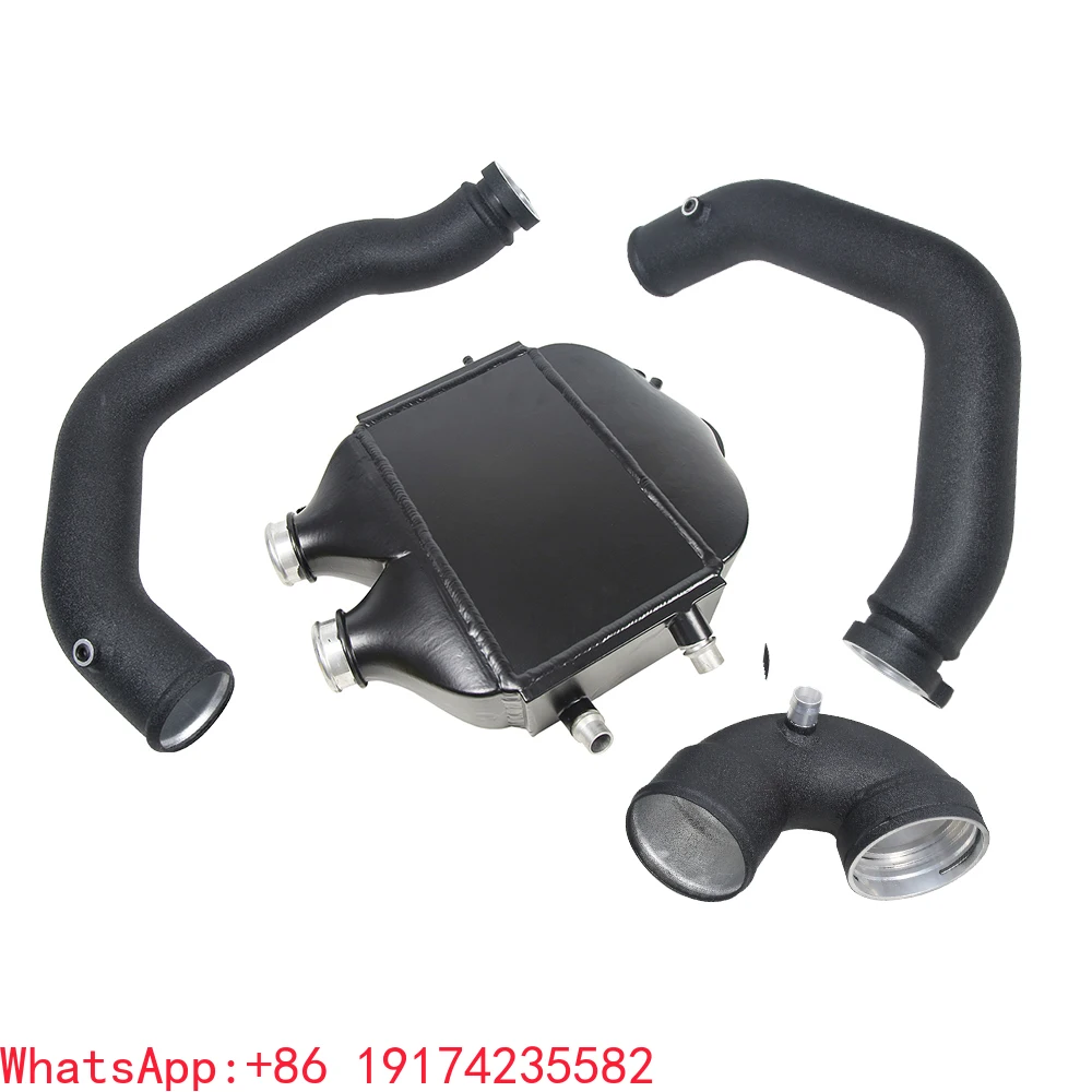

Top Mount Intercooler Kit With Charge Pipes J Pipe Compatible For 15-20 M2 M3 F80 M4 F82 F83 S55 3.0T