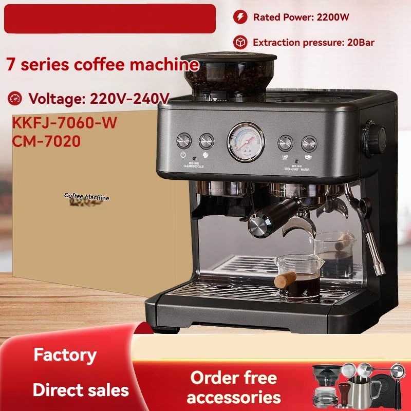2.7L Large Capacity Coffee Maker 2200W High Power Automatic Drip Machine with Keep Warm for Home Kitchen