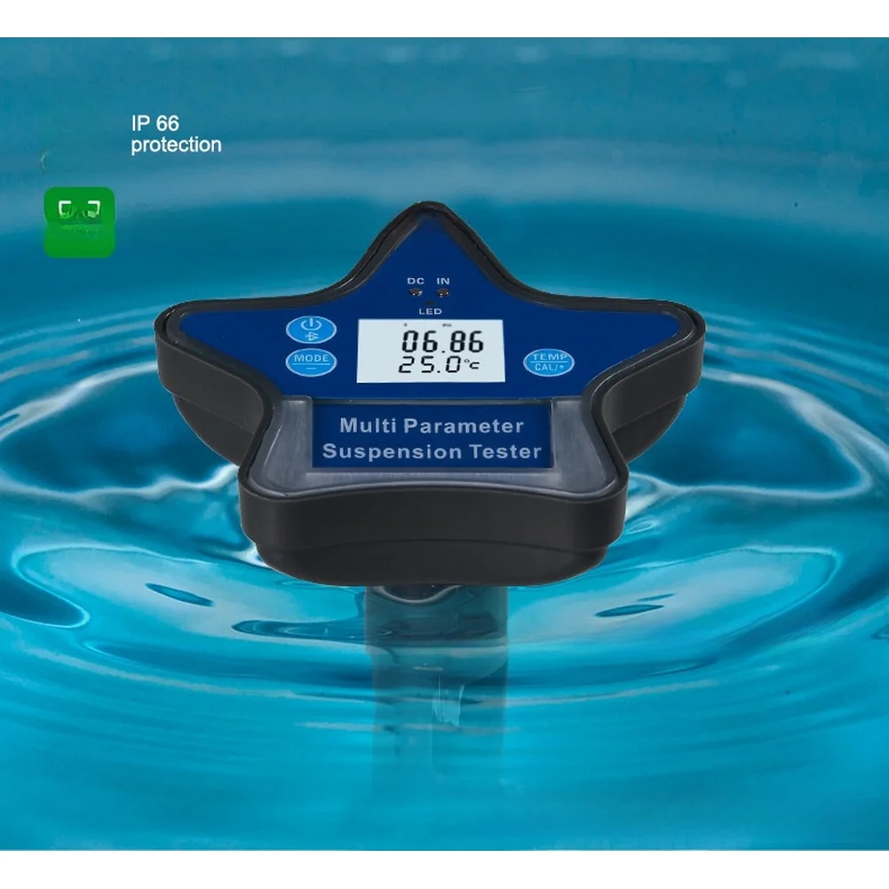 Pool Water Testing Water Quality Tester Water Quality Tester Multi-parameter Measurement PH Range 0.00-14.00 For Tuya Smart App