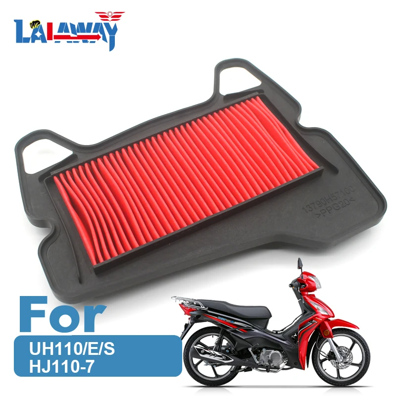 

Motorcycle Air Filter Motor Bike Intake Cleaner For SUZUKI Haojie Cub UH110/E/S HJ110-7, Air Filter