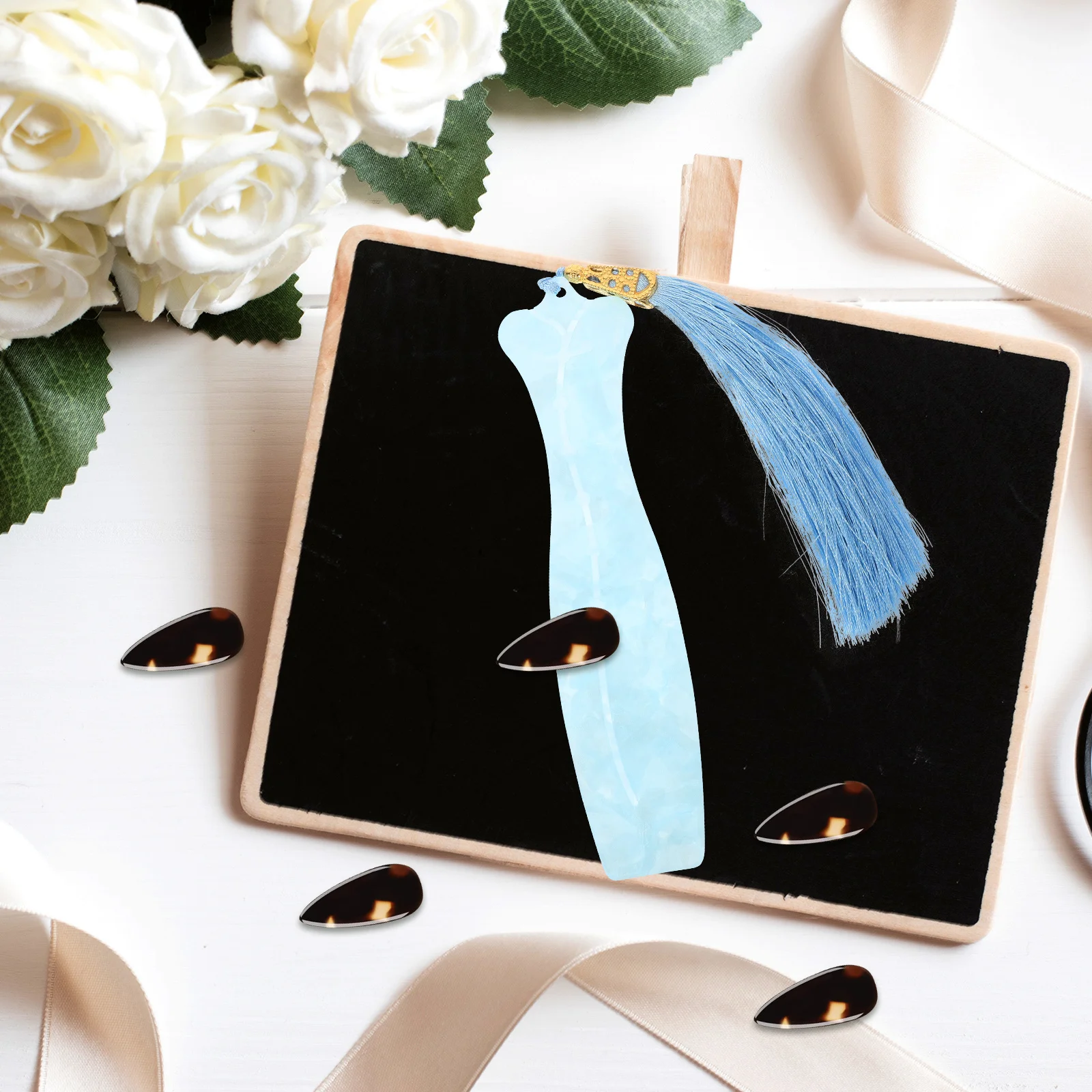 

Pipa Nails Organizer Portable Guzheng Pick Storage Board Tassel Guzheng Nail Holder Instrument Nail Storage Container