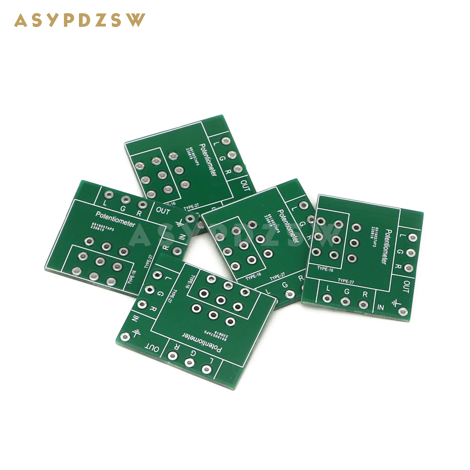 5 個 Type-16-27 MINI ボリュームポテンショメータはんだ PCB