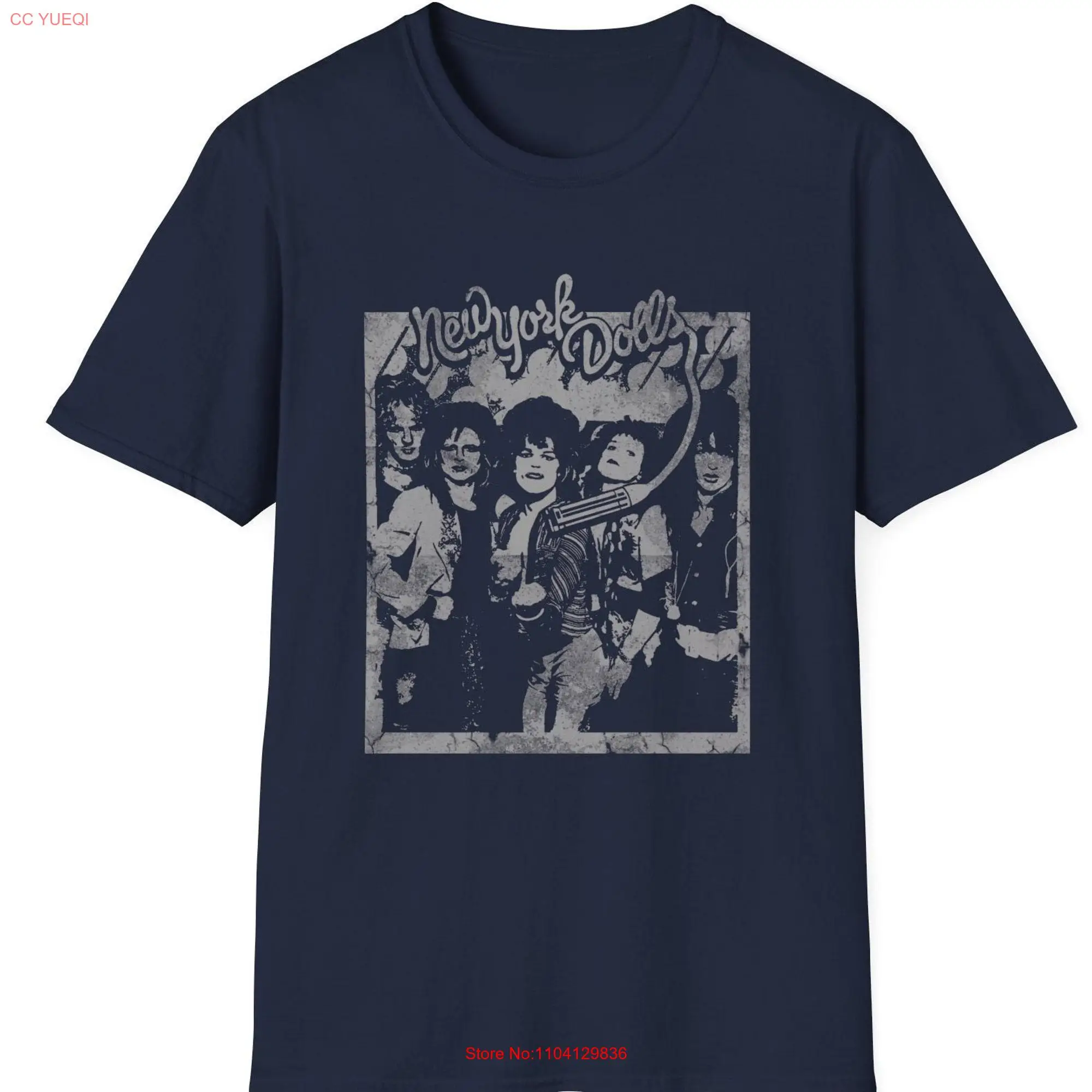 Vintage Style New York Dolls Softstyle T Shirt long or short sleeves