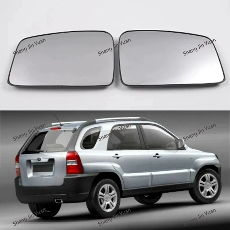 

For 05-10 Kia SPORTAGE rearview mirror with heated back-up lens