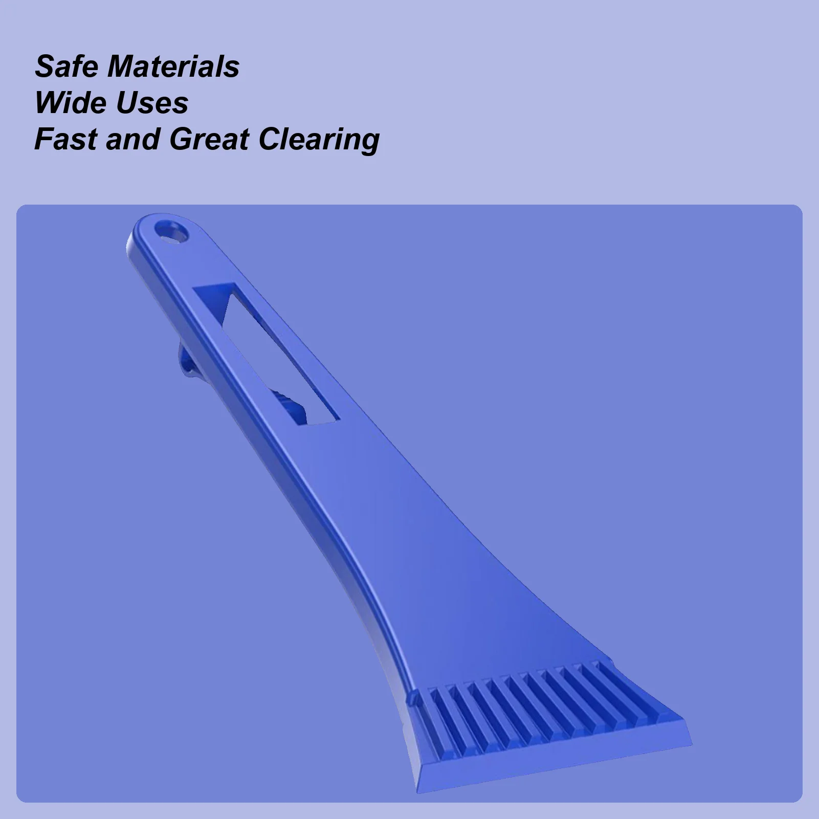 Ice Scraper 9 Inch Ergonomic Grip Windshield Scraper Shovel Ice Machine Cleaning Tool For Winter Windshields Fridges Trucks