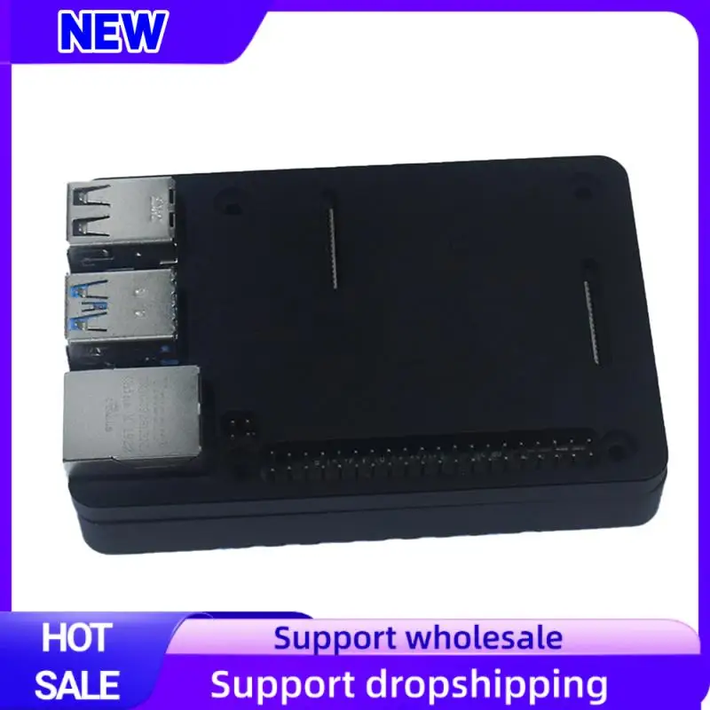 Подходящий корпус, алюминиевый корпус с ЧПУ, ультратонкий металлический корпус для Raspberry Pi 4 Model B, для Raspberry Pi 4 Model B