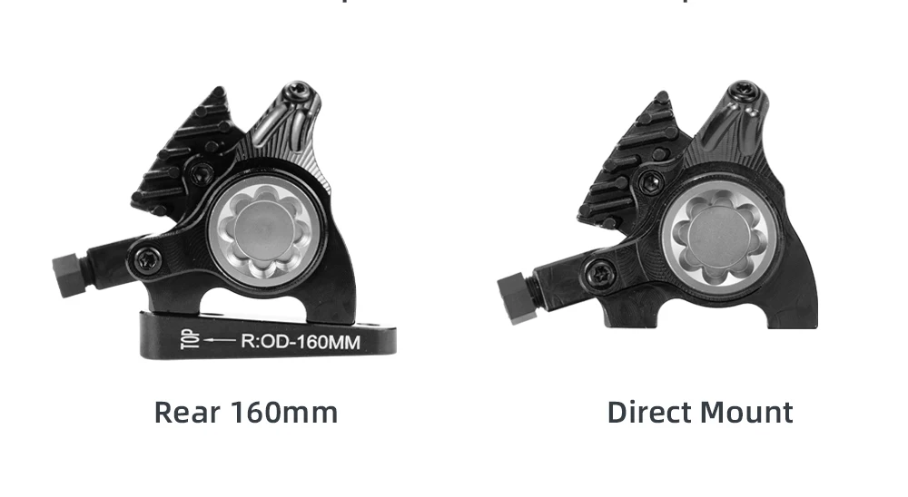 ZRACE XG Flat Mount Caliper, hydraulischer Straßenbremssattel, ICE-TECH-Pads, BMX-Raceing-Bremssattel, vollständig CNC, leicht – Detail 7