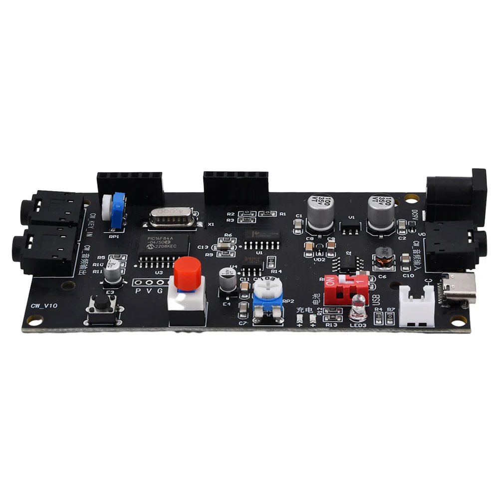 CW Decoder Morse Code Reader Morse code Translator Ham Radio Accessory Essential Module Include LCD1602 DC5V -12V/500mA