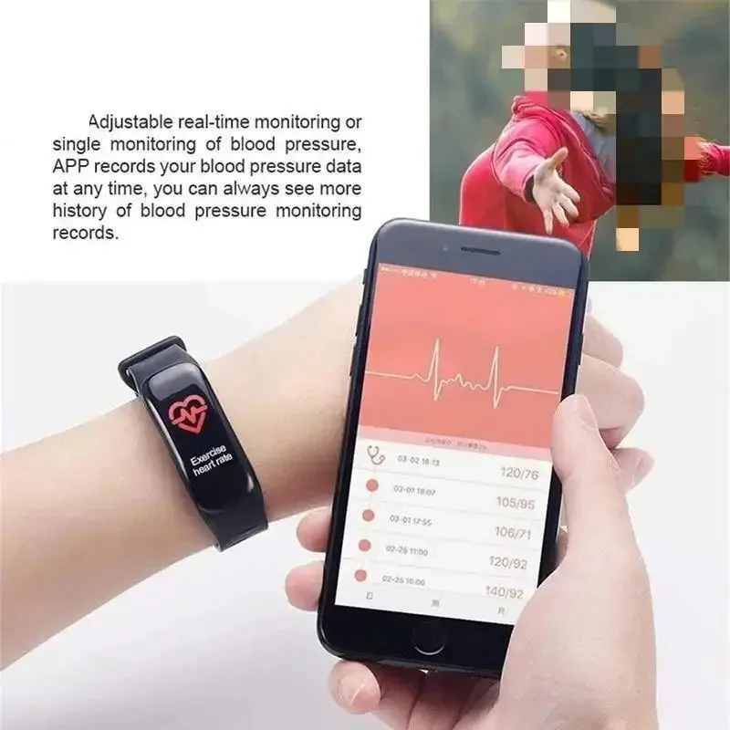 Lenovo Smart Watch C1 Plus Bluetooth Step Counting Color Screen Sports Bracelet Fitness Tracker Heart Rate Blood Pressure Sleep view 5