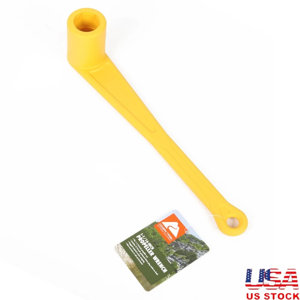 

Прочный двойной пропеллерный ключ 1 и 1/16 дюйма 9/16 дюйма, устойчивый к коррозии нейлоновый лодочный инструмент, затяжка, удаление гаек, заглушки