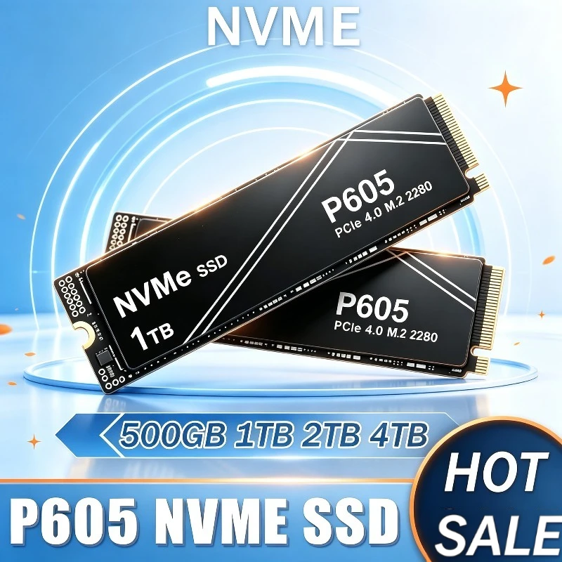 P605 500GB/1TB/2TB/4TB PCIe NVMe Gen SSD, 7100MB/s Sequential Read, Internal Storage for Gaming Laptops, Desktops and PS5.