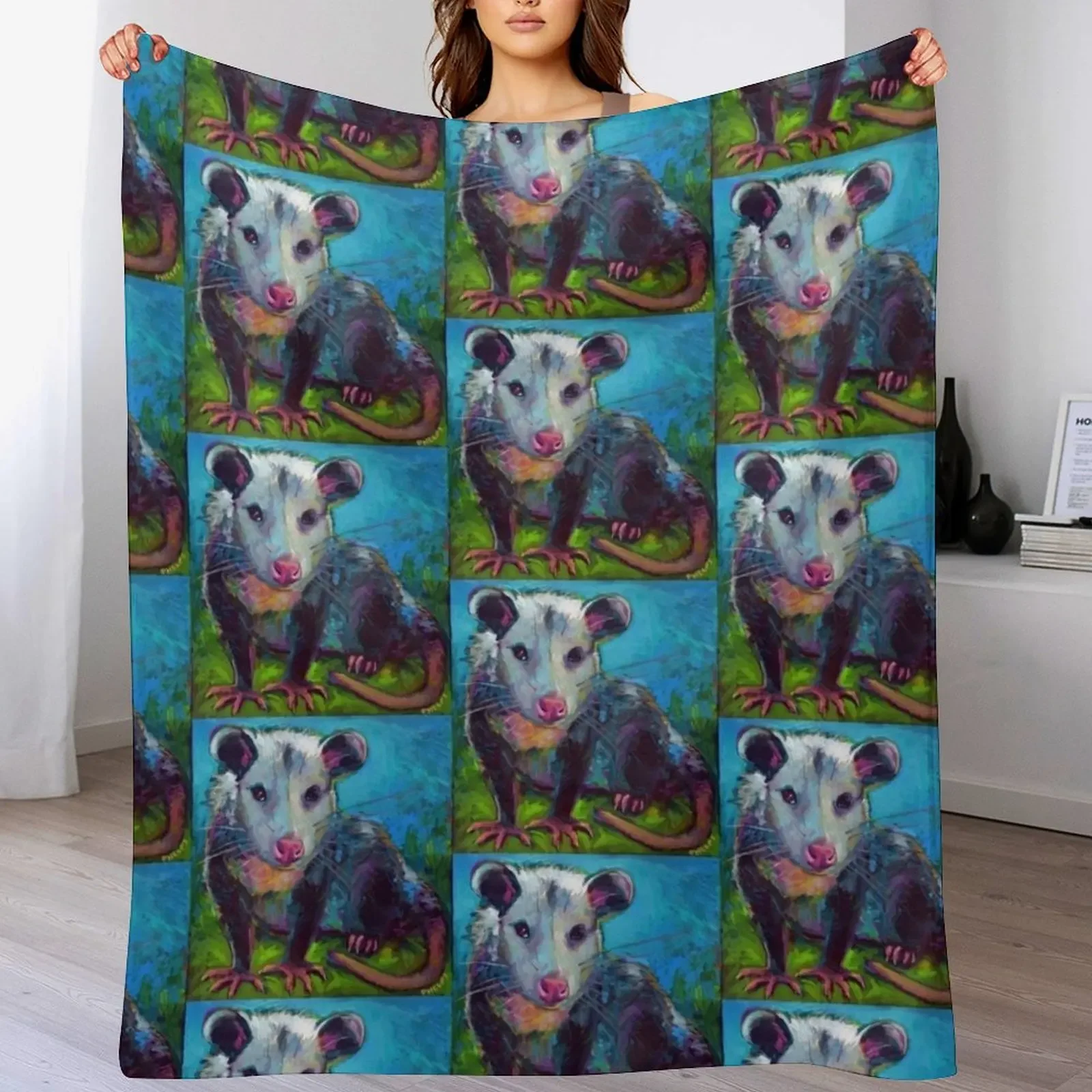 

New Beethoven the OPOSSUM by Robert Phelps Throw Blanket Bed Fashionable Vintage Blankets