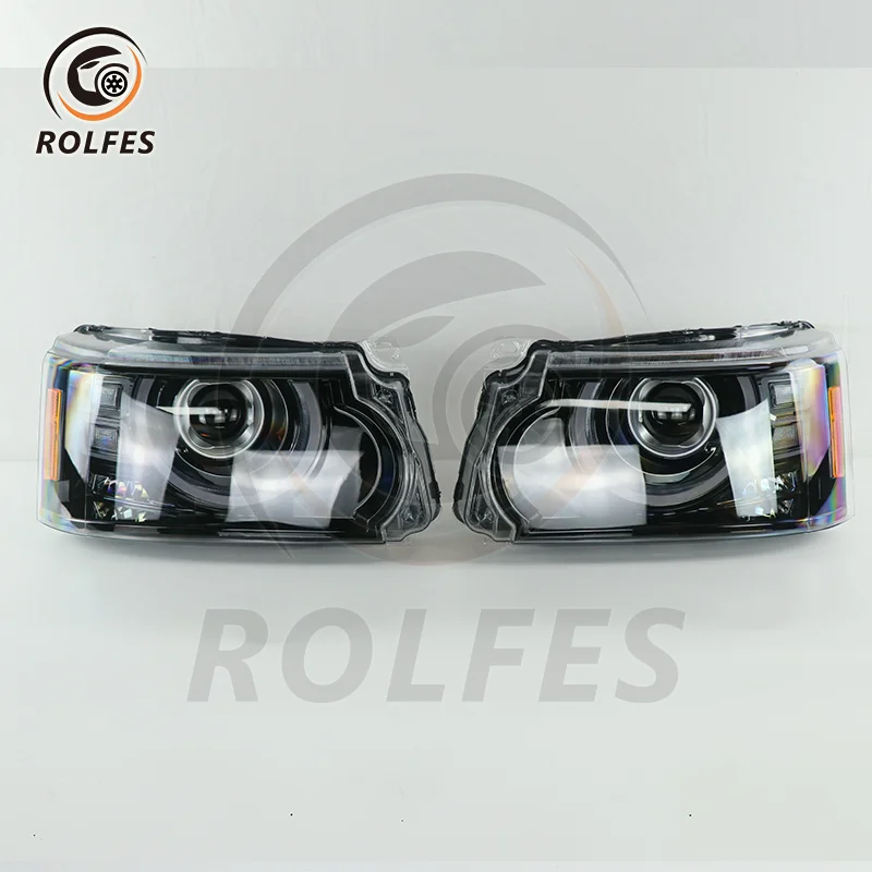 ROLFES LED Headlights Assembly For Land Rover Range Rover Vogue 2010-2013 Upgrade Defender Style Lights Modified Accessories