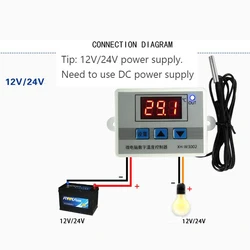 1 Set  XH-W3002 Microcomputer Digital Temperature  Controller Thermostat Intelligent Tmperature Control Switch