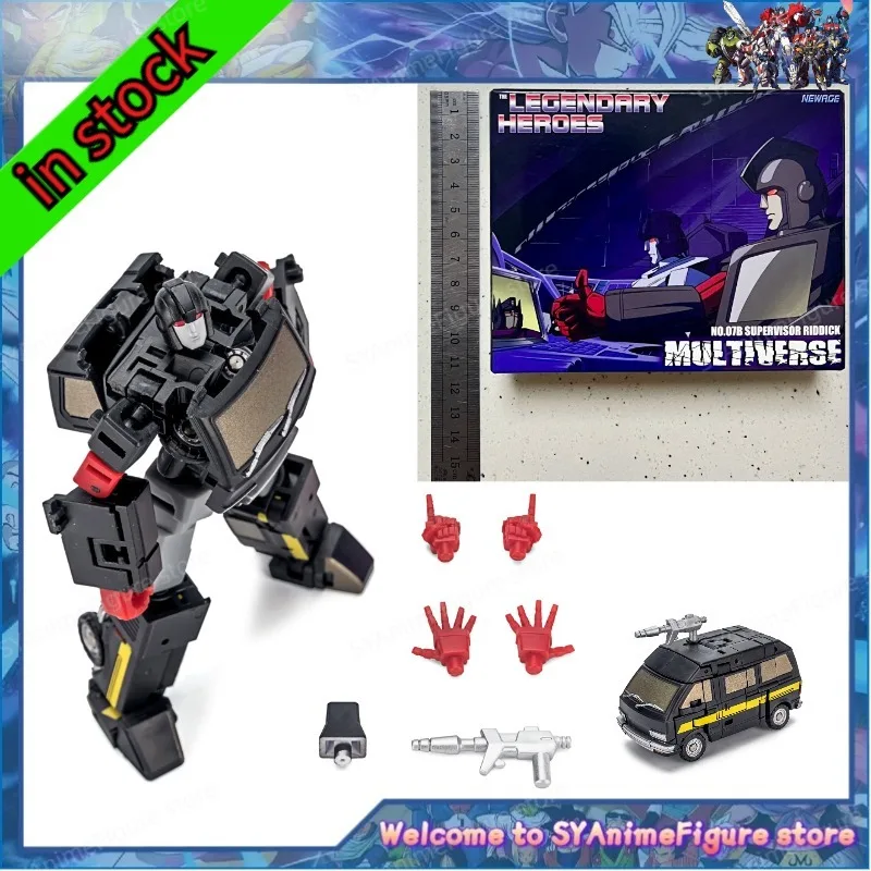 In Stock NEWAGE Reissue NA H7B Mirror Ironhide Original Small‑Scale Mecha Transforming Toy for Collection Gift