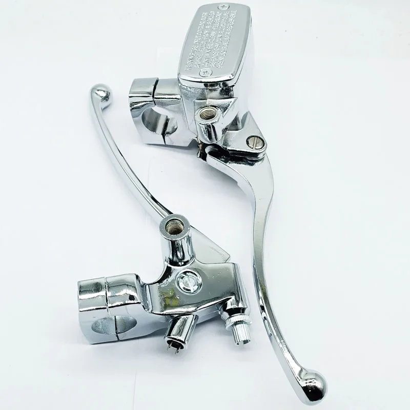 Hydraulic Brake Clutch Lever Master cylinder for 25MM electroplating suitable for Honda CB400SF/Yamaha/Suzuki left clutch handle