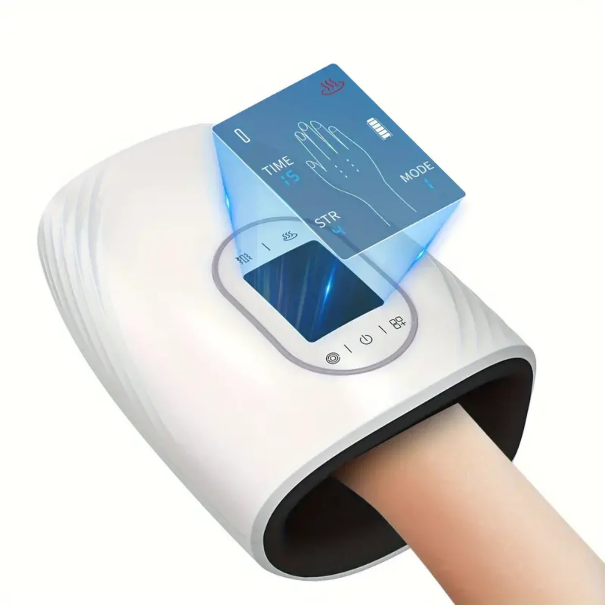 

Интеллектуальный массажер для рук, пальцы ладони, запястья, горячий компресс, машина для массажа рук с подогревом и подогревом