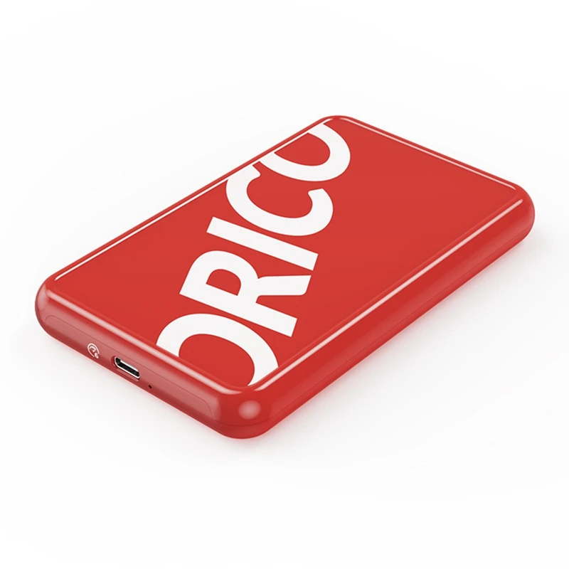 ORICO 2.5 Inch SATA SSD Hard Drive Enclosure Mobile Hard Disk Box HDD Adapter Type-C External Hard Drive Case