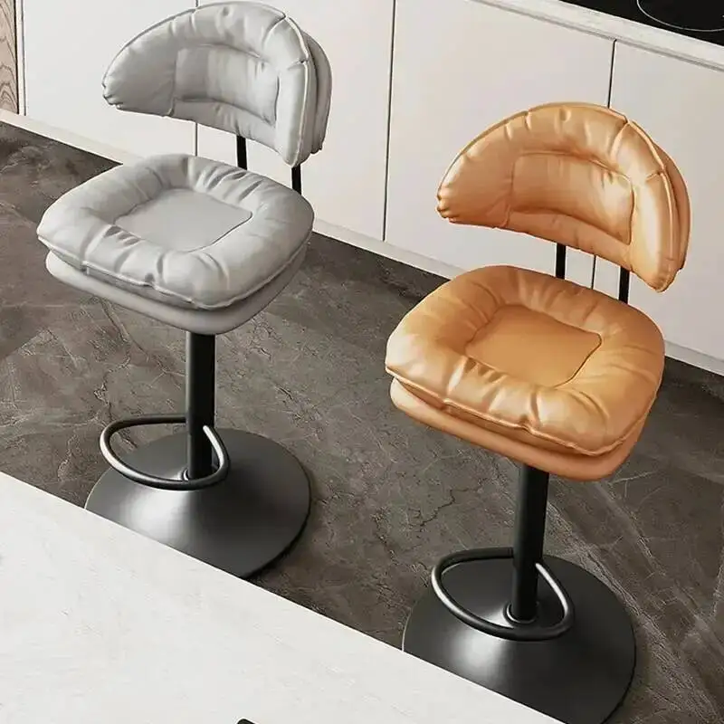 

Спинки стульев Кожаные протекторы Удобные вращающиеся стулья Премиум Sillas Para Comedor Скандинавская мебель с