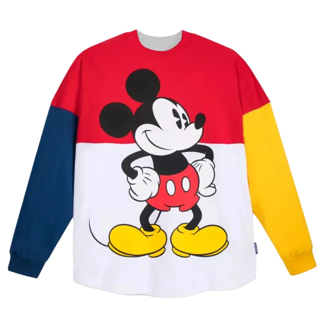 ديزني هابي ميكي أربعة الربط اللون بنين بنات Crewneck البلوز البلوز أنيق مريح استرخاء صالح حجم كبير خريف شتاء #2