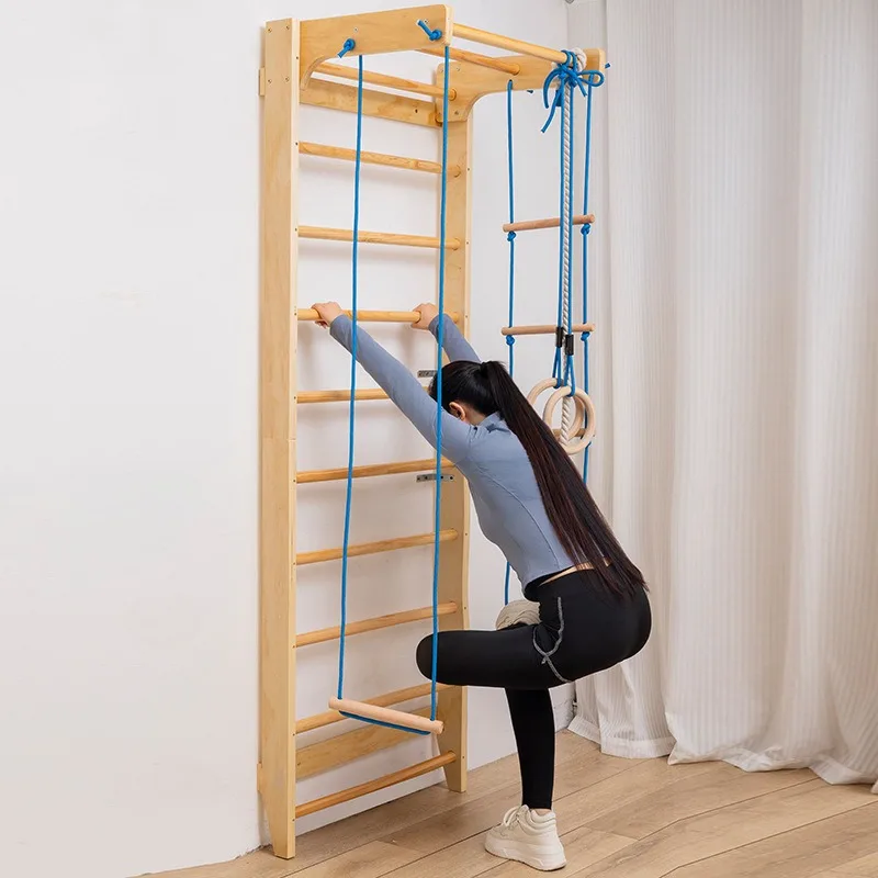 

Climbing wall children's home indoor family climbing wooden frame