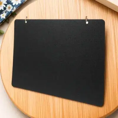

Double Sided Message Board Chalkboard Sign Hanging Wall Density Board Notice for Kitchen Office Decor Erasable Writeable Door