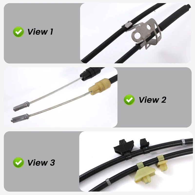 For Ford Focus 2018-2021 JX61-2A603-CA Rear Parking Emergency Brake Cables Lasso Assembly JX61-2A603-BED JX612A603BEE