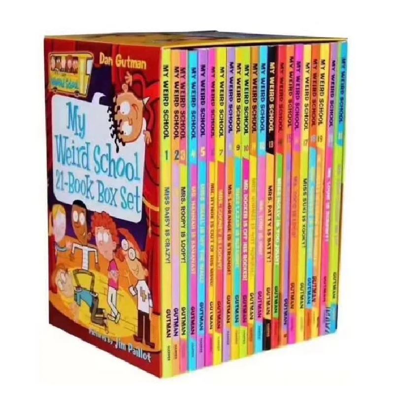 

My Weird School Season One 21 Books Box Set Child Kids Age 6-12 English Schoolyard Story Comics Graphic Novel Reading Book