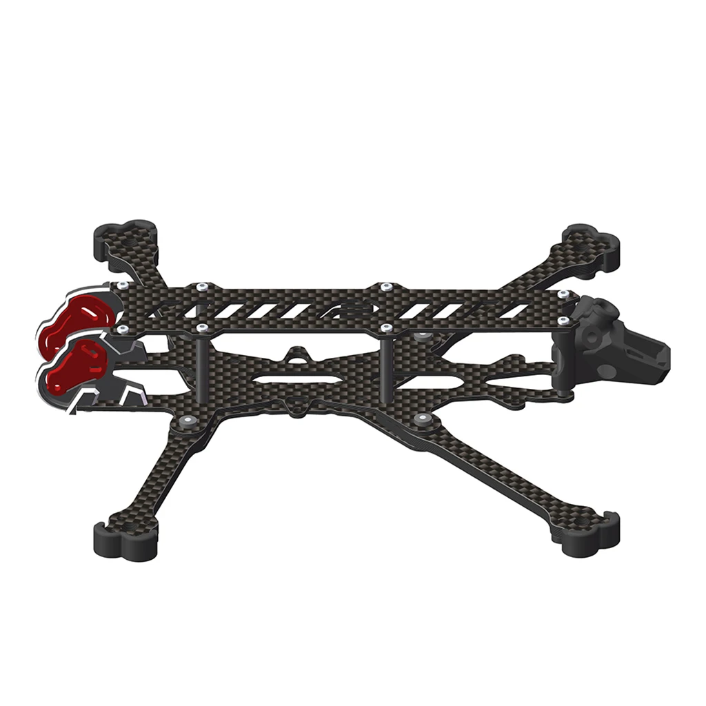 JMT DIY 218MM 169MM Radstand 5 Zoll 4 Zoll LR4 LR5 Long Range Rahmenkit für DJI O4 Wide FlyFox No.15 FPV Racing RC Drohne – Detail 11
