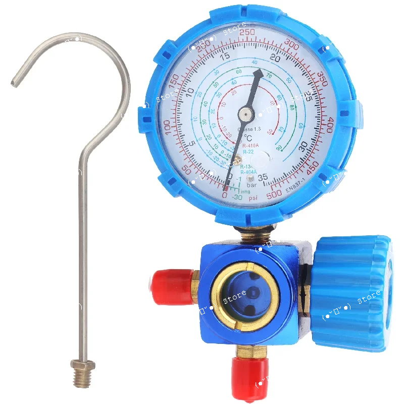 

air conditioner r22r410r134a fluorine gauge refrigerant gauge car snow gauge liquid pressure gauge strap tube fluorine