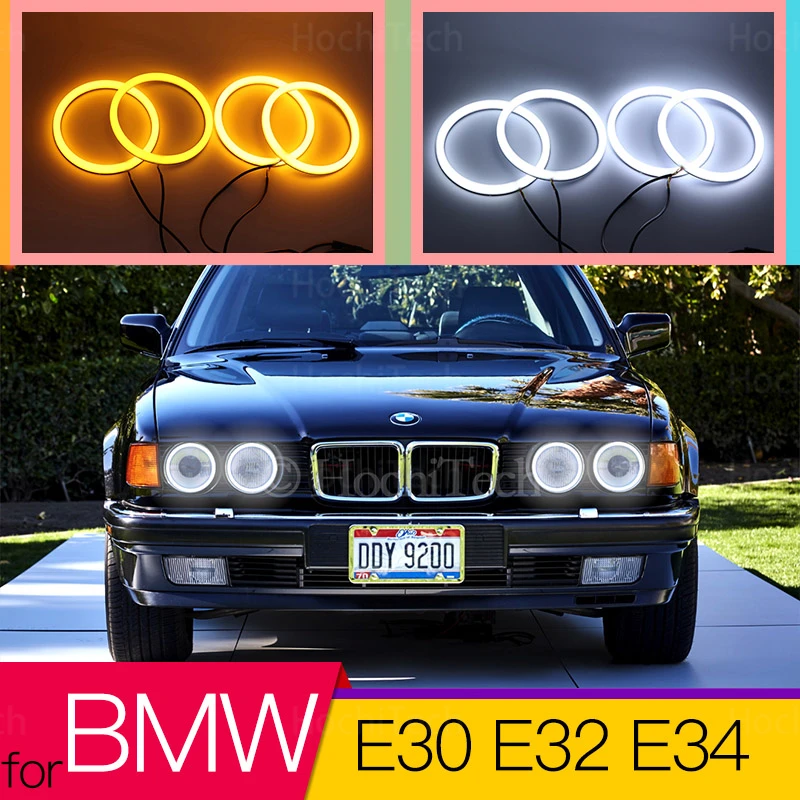 Switchback Cotton Light LED Angel Eye Dual Color For BMW E30 E32 E34