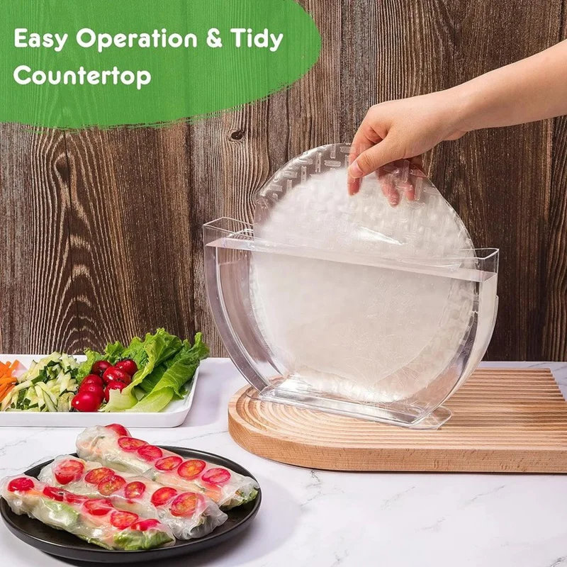 Rice Paper Water Bowl Spring Roll Kitchen Tool For Rice Paper Wrappers Summer Roll Tray Rice Paper Holder Kitchen Home