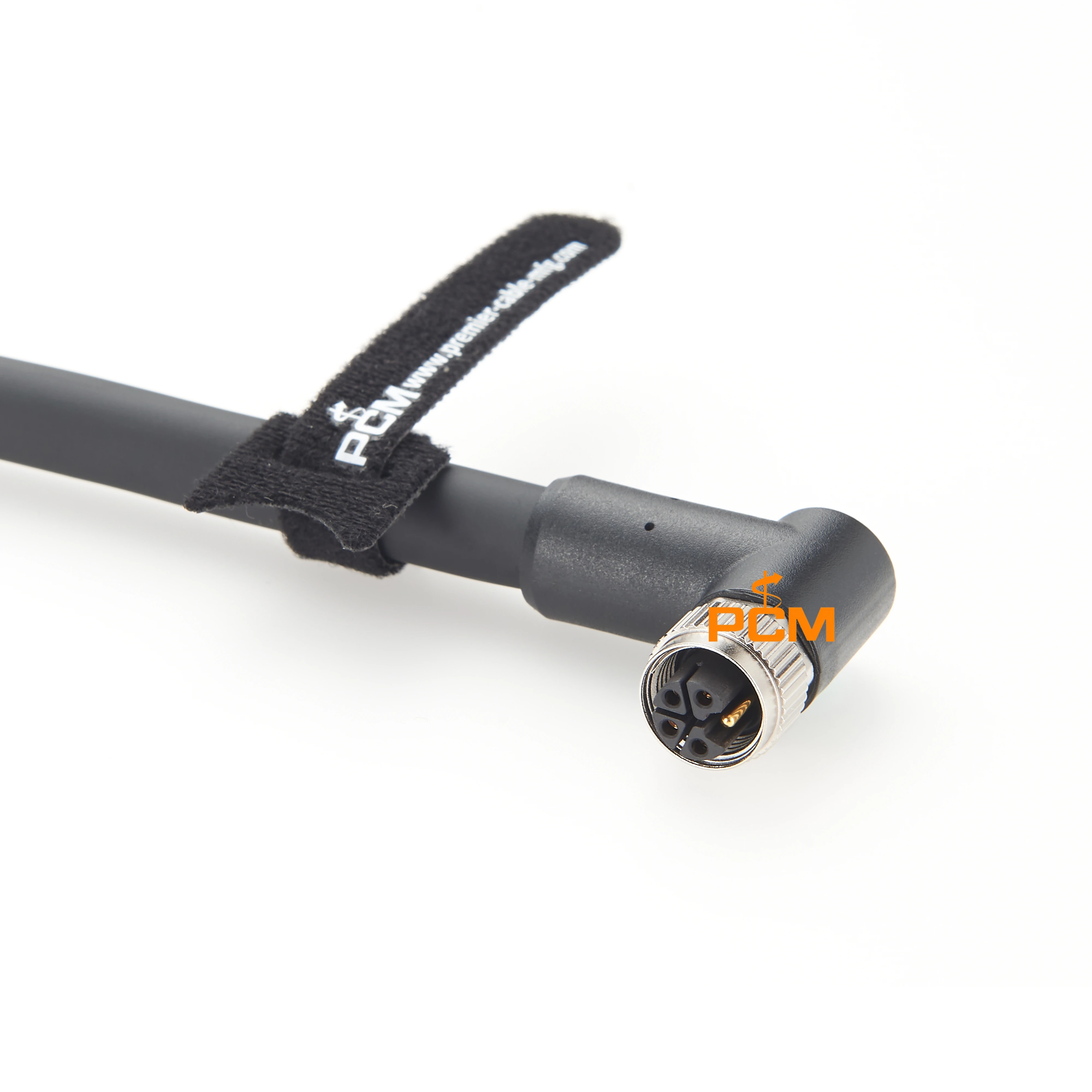 IP67 90 Graden M12 L-code Power Extension Drag Chain Kabel voor PROFIBUS PROFINET Fieldbus I/O Box kleine Server DC Servomotor