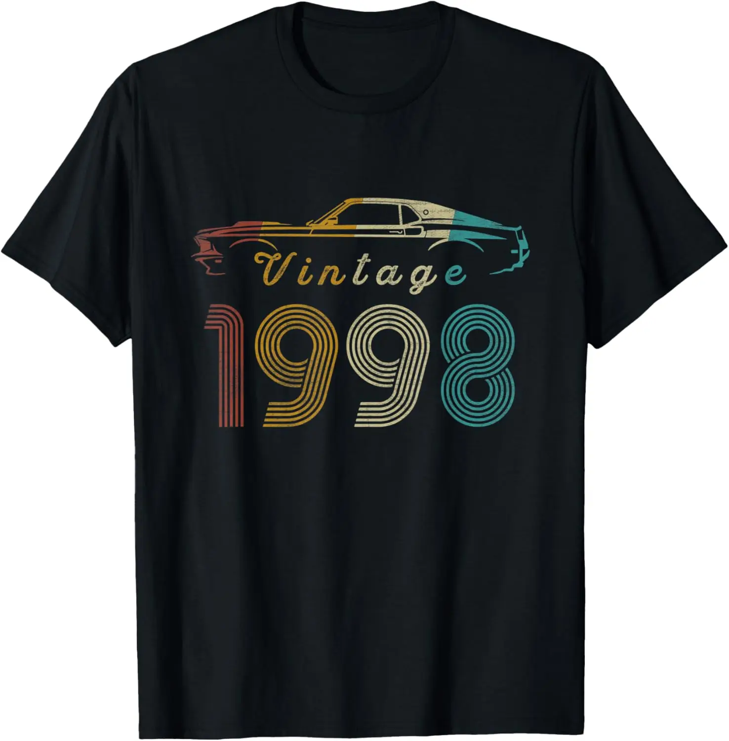 

Classic Car 27 Year Old Gifts Vintage 1998 Limited Edition T-Shirt Unisex Summer Streetwear Tops Graphic Ropa Hombre