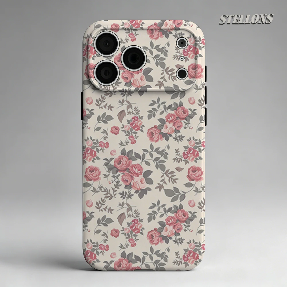 Rosa Rosen-Handyhülle für Magnetische Handyhülle für iPhone 17 16 15 14 13 Pro Max Plus Einzel- und Doppelschichtige Robuste Hülle